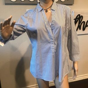 pin stripped blouse